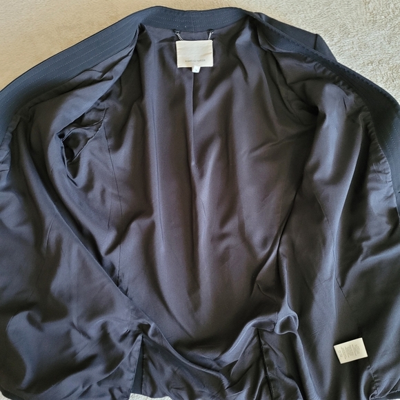 Rebecca Taylor open front black blazer size 4 - Picture 12 of 15